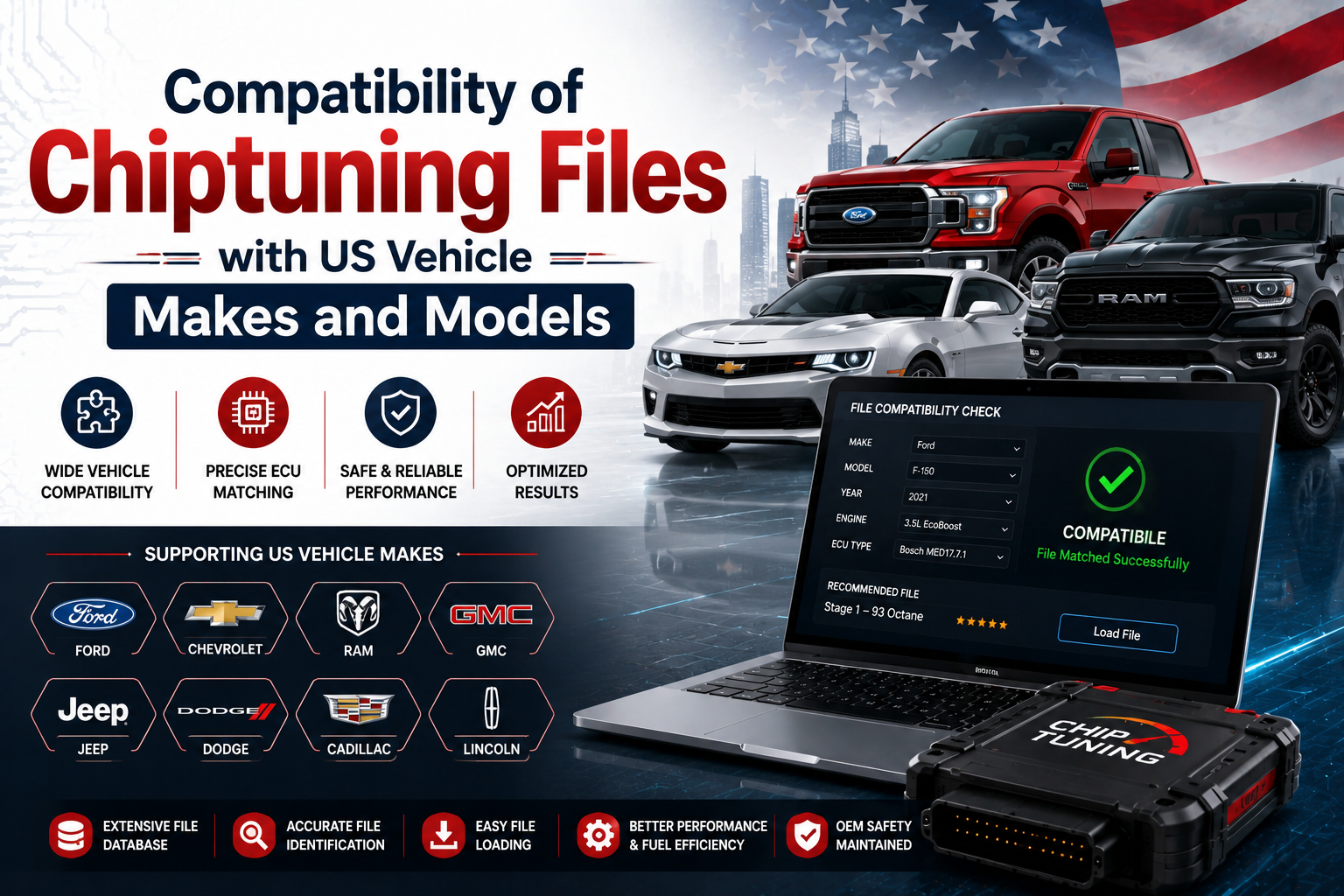 Compatibility of Chiptuning Files with US Vehicle Makes and Models