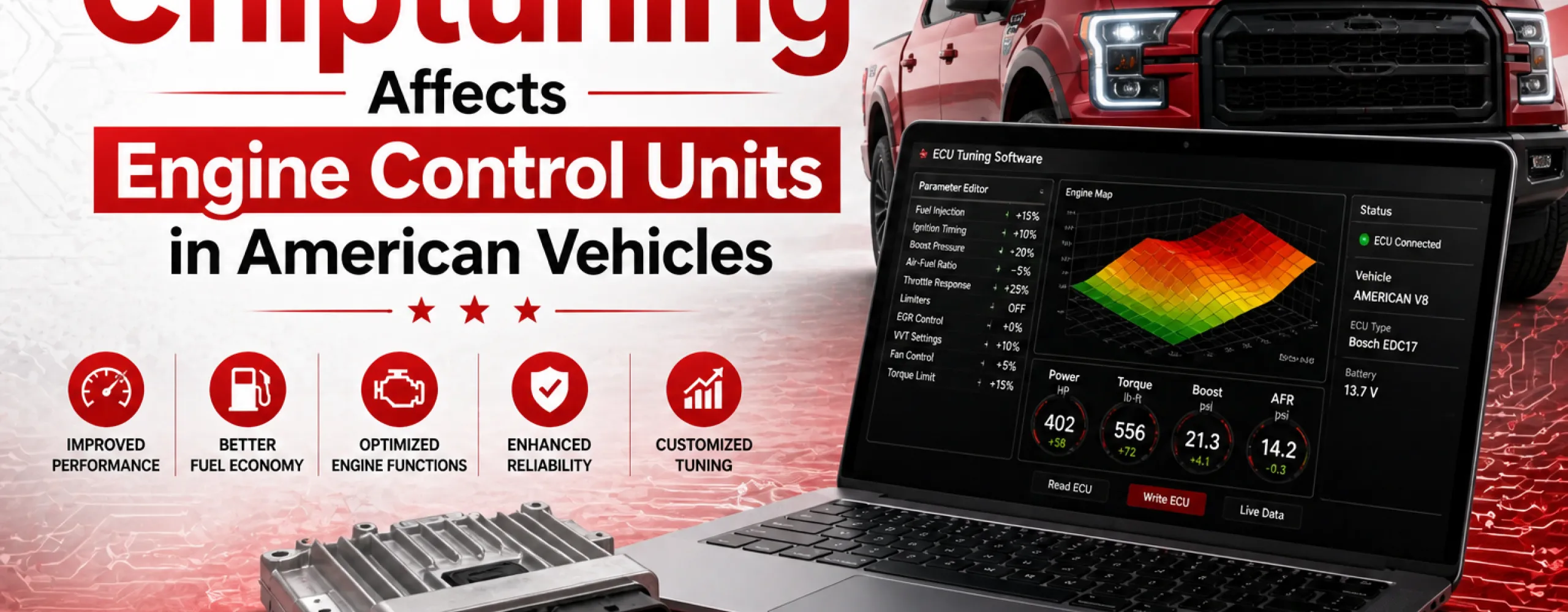Chiptuning Affects Engine Control Units